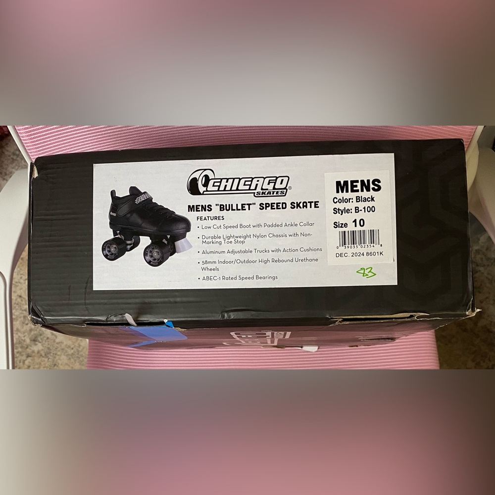 Chicago Skates Men's Bullet Speed Skate, NWT